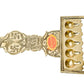 Pure Brass Flat Udupi Panch Aarti | Traditional Deepak for Pooja, Mandir & Home Temple | Spiritual Brass Diya for Rituals & Ceremonies | 320gm