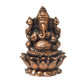 Copper Ganesha Idol, 2-Inch, 140g, Patina Antique Finish