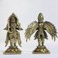 Garuda Hanuman Set Panchloha Idol | 3 inches Height | 320 Gram Handmade Traditional Hindu Religious Statue