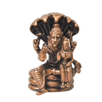 Copper Lakshmi Narasimha Idol with Snake, 120g, 2-Inch, Pack of 1