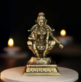 260 gm Ayyappa Panchloha Idol 8 cm Height | Solid Panchaloha God Statue for Home Pooja, Temple, Office & Gifting