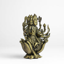 Gayatri Devi Panchloha Idol | 3 Inches Height | 320 Gram Handmade Traditional Hindu Religious Statue