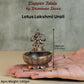 Varahi Urli with Idol | 140 gm ,7.5 inches Brass Finish Decorative Urli Bowl with Goddess Varahi