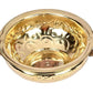 Pure Brass Urli Bowl | Solid Hammered Design | Decorative Bowl 6.5" | 500 ML | Festive Decor | Floating Candle Bowl | Pooja Essential | Home & Office Accent