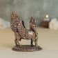 Kamadhenu Idol | 180 gm ,7 inches  Kamadhenu Murti | Antique Finish Metal Cow Statue for Home Temple |