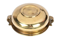 Pure Brass Plain Design Urli/Decorative Bowl | 7.5 Inches | Traditional Home Decor for Pooja, Mandir, and Spiritual Spaces