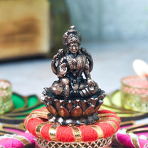 Copper Lakshmi Idol, 2 Inches, 100g
