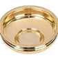Pure Brass Urli Bowl | Elegant Plain Design | 8 inches Decorative Urli for Home & Living Room Décor | Traditional Uruli for Pooja, Festive & Floral Decoration