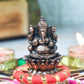 Copper Ganesha Idol, 2-Inch, 140g, Patina Antique Finish