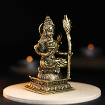 240 gm Rajarajeshwari Panchloha Idol | 3 Inches Height | Handmade Traditional Goddess Rajarajeshwari Religious Statue