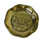 Flower Design Brass Pooja Thali Set, 10 Inches, 670 gm
