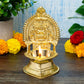 Gaja Lakshmi Kamakshi Brass Diya for Pooja | 5.75 Inch, 380g