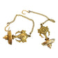 Pure Brass shanku Chakra Diya | Pair