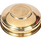 Pure Brass Urli Bowl | Elegant Plain Design | 9.5 inches Decorative Urli for Home & Living Room Décor | Traditional Indian Uruli for Pooja & Festive Decoration
