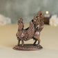 Kamadhenu Idol | 180 gm ,7 inches  Kamadhenu Murti | Antique Finish Metal Cow Statue for Home Temple |