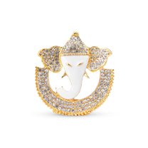 Gold Plated Chandra Ganpati Idol (6 CM)