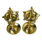 Pure Brass Udupi Kerala Fancy Diya | 10.25 Inches, Pack of 1 Pair