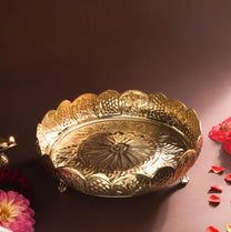Kangar Plate 10"inch | 600 gm Decorative Urli