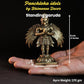 Standing Garuda Panchloha Idol | Size 8 × 3.5 × 3 cm | Approx 170 gm | Handcrafted Traditional Hindu Religious Statue