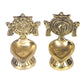 Pure Brass shanku Chakra Table Diya