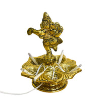 Ganesh Idol Diya | LED Bulb Light Electric Deepak | 5 Inches | 150g