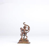 Side Hanuman | 2-Inch 30gm Handmade Copper Idol | Mini Hanuman Murti for Pooja | Home Temple & Car Dashboard Decor