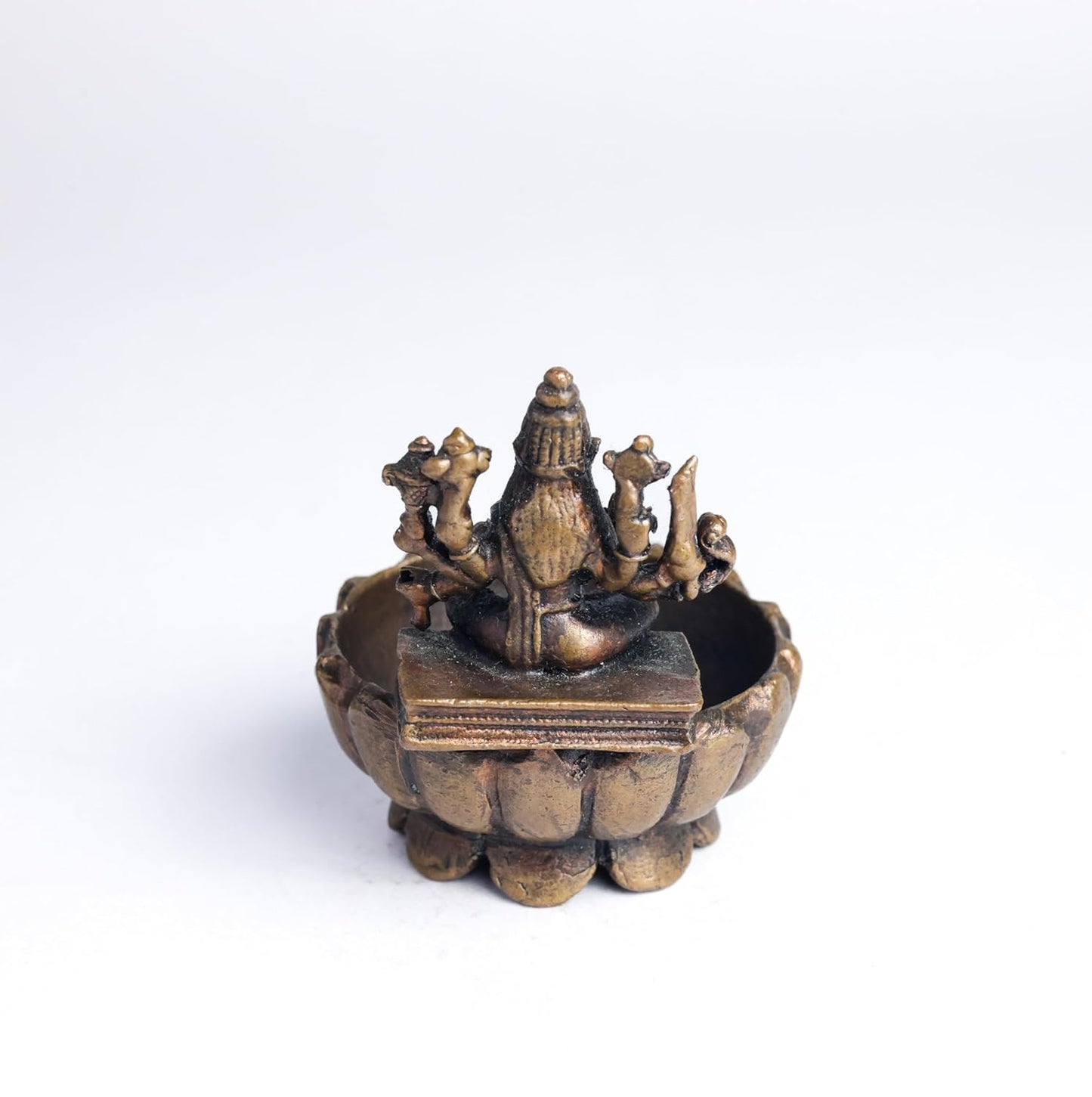 Varahi Urli 160gm | 2.3-Inch Handmade Copper Idol | Patina Antique Finish | Varahi Amman Urli for Pooja Ghar