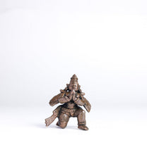 eg Down Garuda | 2 Inch/60 gm Handmade Copper Idol | Mini Garuda Murti for Pooja | Home Temple & Car Dashboard Decor