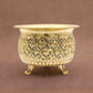 Carving Bowl 6"inch | 430 gm Decorative Brass Bowl with Stand