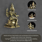 Varahi Amman Panchaloha Idol | Handcrafted Mini Brass Finish | 7 cm | 140G | Hindu Goddess Idol