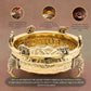 Elephant Carving Urali Bowl 8" | 800 gm Decorative Brass Bowl & Platter | Home Decor, Pooja & Gifting | Brass | Gold