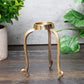 Swastik Abhishek Stand – 4 Inch Brass Puja Stand