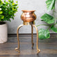 Swastik Abhishek Stand – 4 Inch Brass Puja Stand