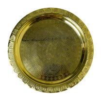 Pooja Thali Set, 11-Inch Brass Plate (775g)