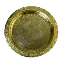 Pure Brass 9-Inch Pooja Thali Set (650g)