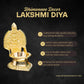 Gaja Lakshmi Kamakshi Brass Diya for Pooja | 7 Inch, 620g