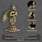 Standing Garuda Panchloha Idol | Size 8 × 3.5 × 3 cm | Approx 170 gm | Handcrafted Traditional Hindu Religious Statue