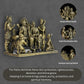 Patha Abhishek Rama Panchloha Idol | 2.6 Inches Height | 420 Gram Handmade Traditional Hindu Religious Statue