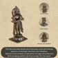 Hanuman Idol | 130 gm,7.5 inches  Hanuman New Model  | Standing Bajrangbali Murti for Pooja Room