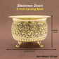 Carving Bowl 6"inch | 430 gm Decorative Brass Bowl with Stand