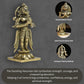 150 Gram Standing Hanuman Panchloha Idol | 3 Inches Height | Handmade Traditional Hindu Religious Statue