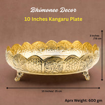 Kangar Plate 10"inch | 600 gm Decorative Urli