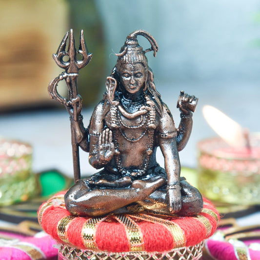 Copper Shiva Idol, 110g, 2-Inch, Pack of 1
