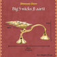 Big 5 Wicks JJ Aarthi Brass Oil Lamp | 18x10 cm, 330 gm Traditional Handcrafted Pooja Deepam for Mandir & Festivals | Decorative Spiritual Home & Temple Accessor