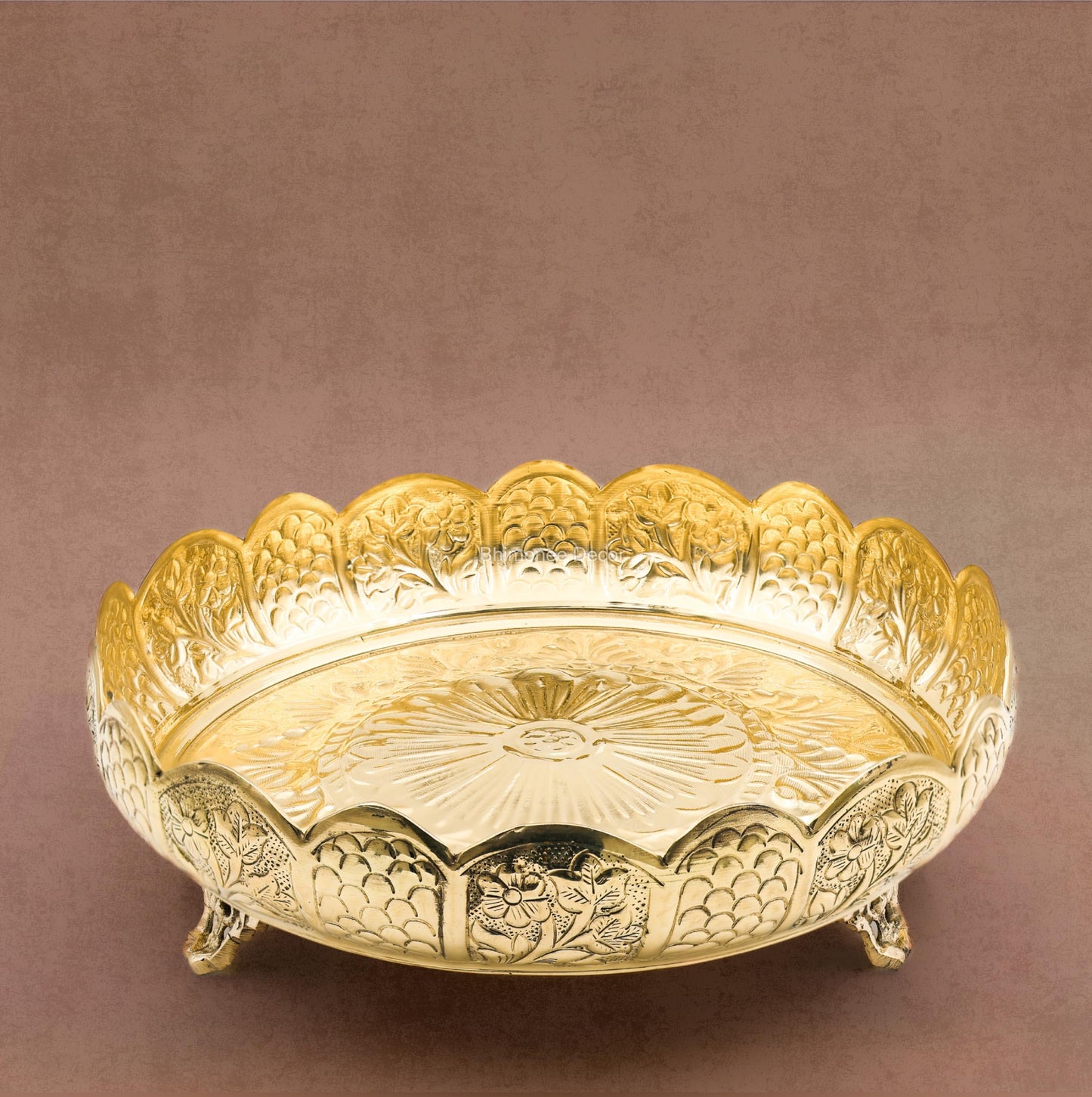 Kangar Plate 10"inch | 600 gm Decorative Urli