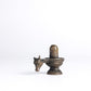 60 gm Shivalinga Nandi Mukha 1.3-Inch | Handmade Copper Idol with Antique Patina Finish | Shiva Lingam with Nandi Face
