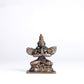 Sitting Garuda 120gm | 2-Inch Handmade Copper Idol | Patina Antique Finish | Garuda Murti for Pooja Ghar