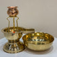 Lite Version Shivalinga Abhishek Combo Set with Somsutra Plate & Urli Bowl
