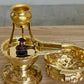 Abhishek Collection (Bundle) - 4Inch Abhishek Stand, Som Sutra, 2.1 inches Copper Shivalinga, Urali Bowl 8'inch.