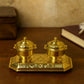 Brass Roli Kumkum Chawal Box Set | 2 Inches | 70g